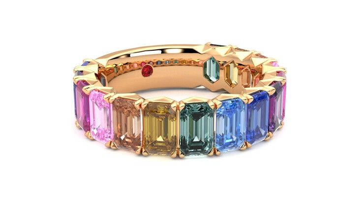 Taylor & Hart Everlia Wedding Ring 360 degree image 5