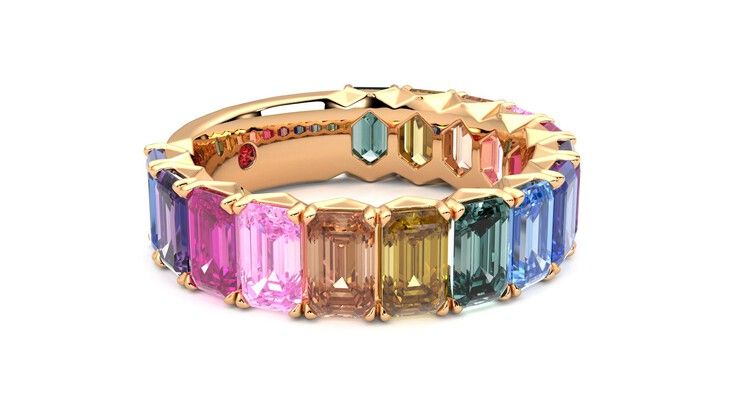 Taylor & Hart Everlia Wedding Ring 360 degree image 7