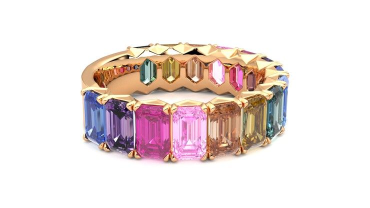Taylor & Hart Everlia Wedding Ring 360 degree image 9