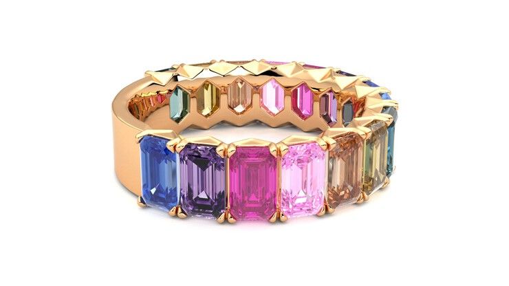 Taylor & Hart Everlia Wedding Ring 360 degree image 10