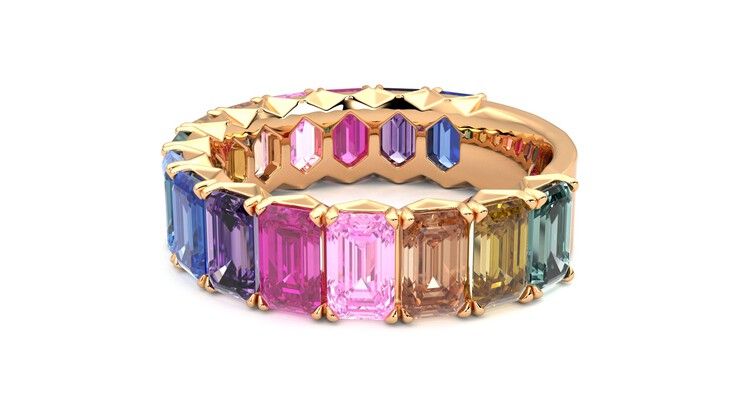 Taylor & Hart Everlia Wedding Ring 360 degree image 21