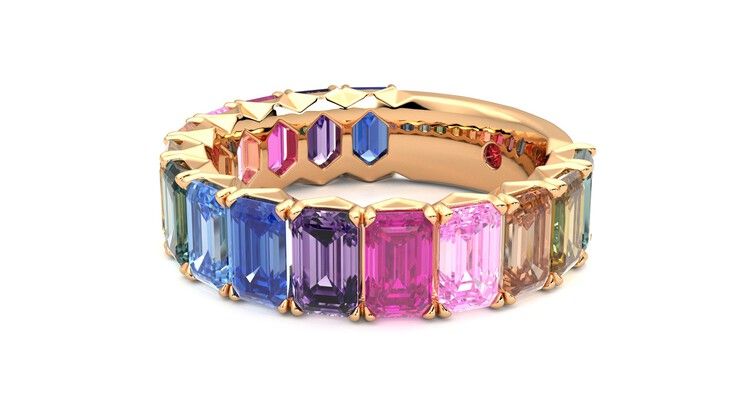 Taylor & Hart Everlia Wedding Ring 360 degree image 23