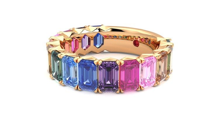 Taylor & Hart Everlia Wedding Ring 360 degree image 24