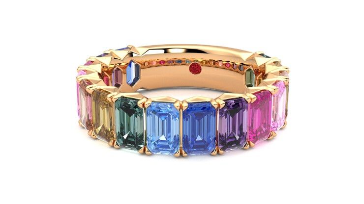 Taylor & Hart Everlia Wedding Ring 360 degree image 27