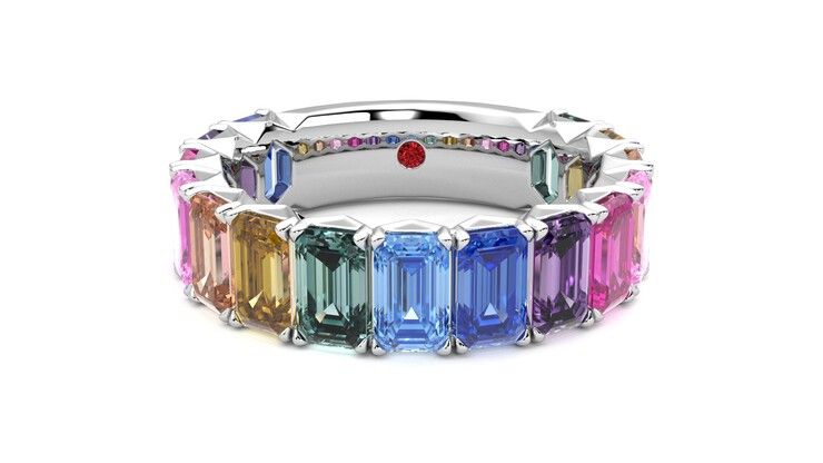 Taylor & Hart Everlia Wedding Ring 360 degree image 0