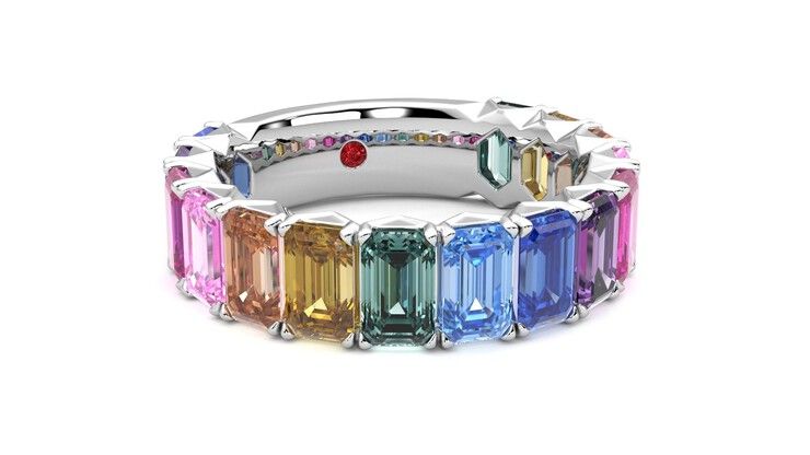 Taylor & Hart Everlia Wedding Ring 360 degree image 4