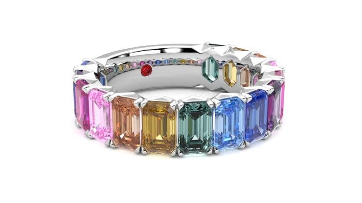 Taylor & Hart Everlia Wedding Ring 360 degree image 5