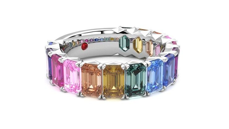 Taylor & Hart Everlia Wedding Ring 360 degree image 6