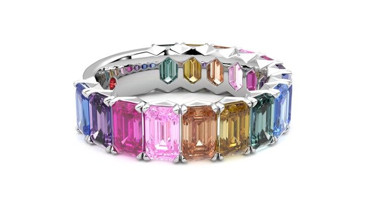 Taylor & Hart Everlia Wedding Ring 360 degree image 8