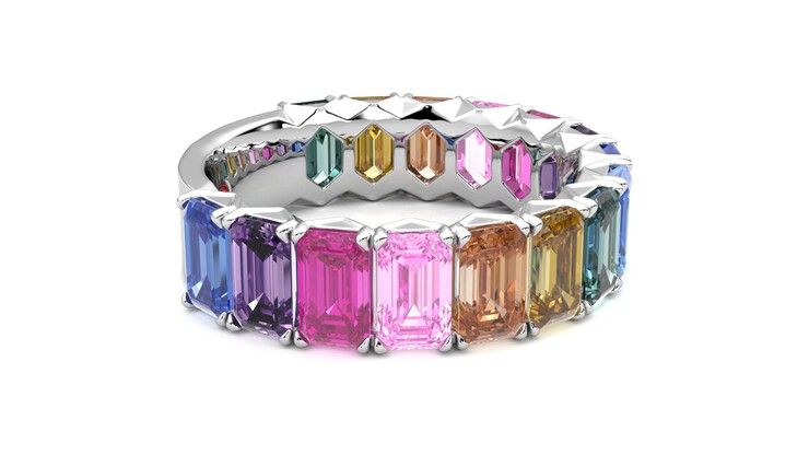 Taylor & Hart Everlia Wedding Ring 360 degree image 9