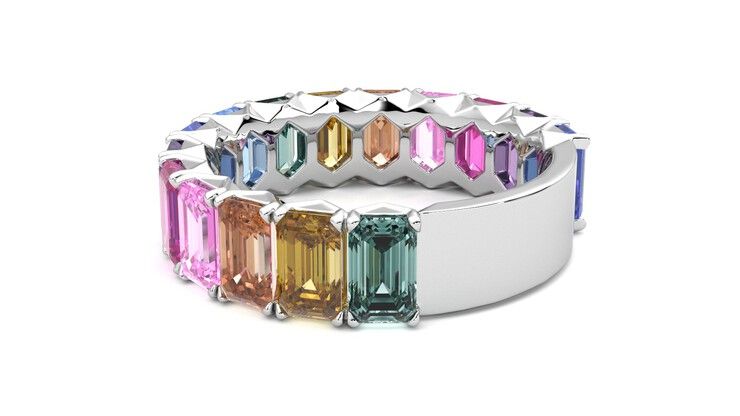 Taylor & Hart Everlia Wedding Ring 360 degree image 18
