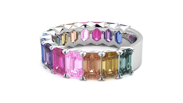 Taylor & Hart Everlia Wedding Ring 360 degree image 20