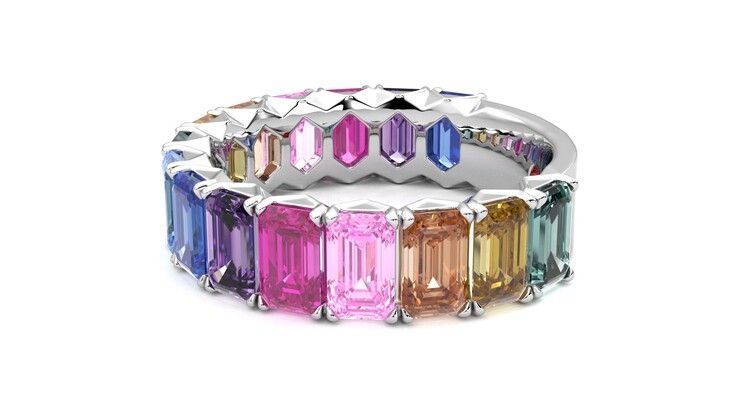 Taylor & Hart Everlia Wedding Ring 360 degree image 21