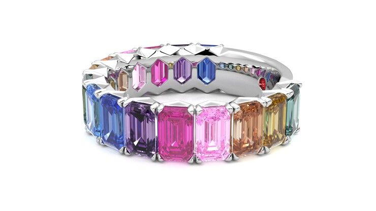 Taylor & Hart Everlia Wedding Ring 360 degree image 22