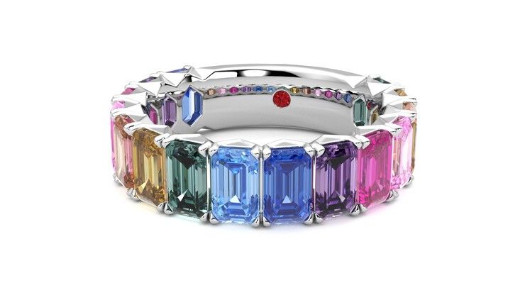 Taylor & Hart Everlia Wedding Ring 360 degree image 27