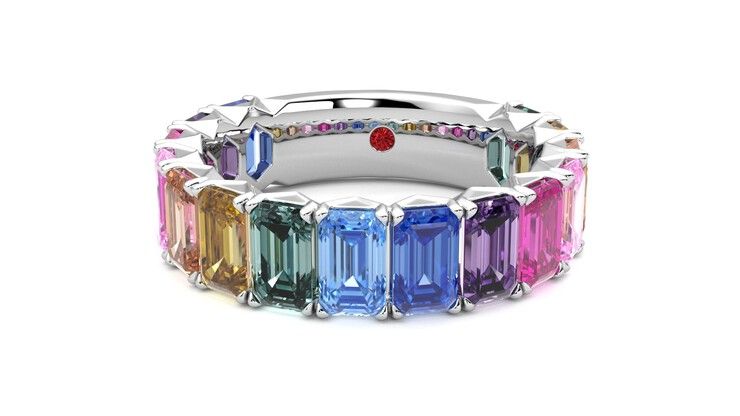 Taylor & Hart Everlia Wedding Ring 360 degree image 28