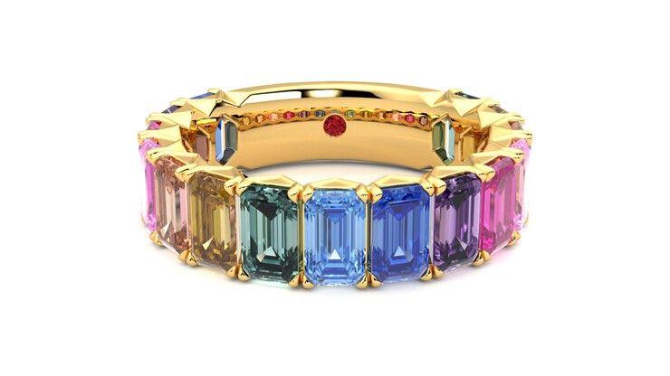 Taylor & Hart Everlia Wedding Ring 360 degree image 0