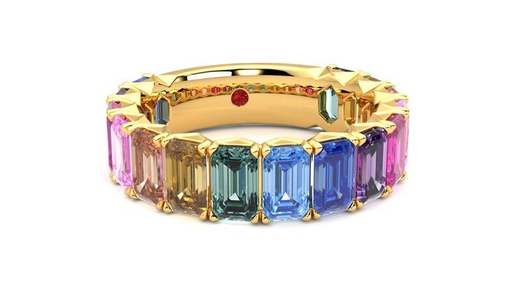 Taylor & Hart Everlia Wedding Ring 360 degree image 3