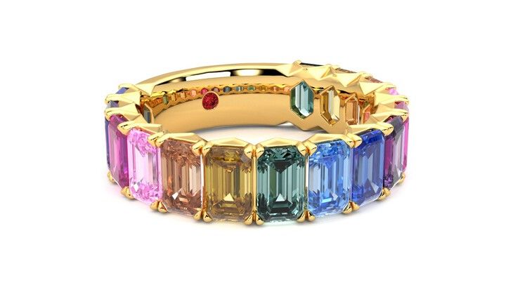 Taylor & Hart Everlia Wedding Ring 360 degree image 5