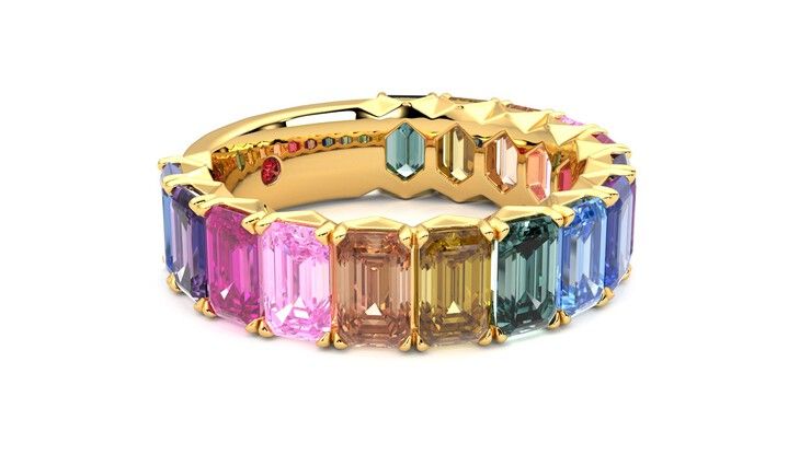 Taylor & Hart Everlia Wedding Ring 360 degree image 7
