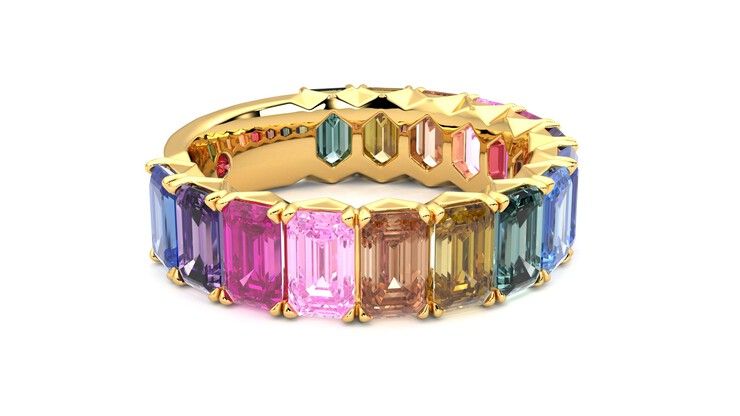 Taylor & Hart Everlia Wedding Ring 360 degree image 8
