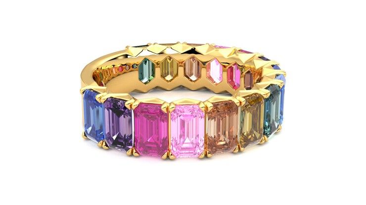 Taylor & Hart Everlia Wedding Ring 360 degree image 9