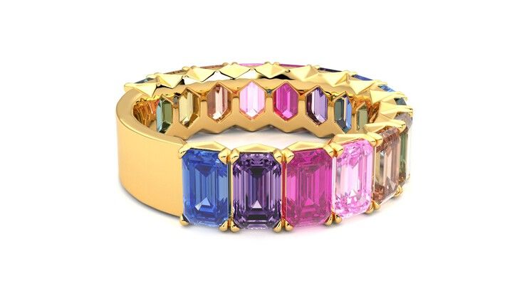 Taylor & Hart Everlia Wedding Ring 360 degree image 11