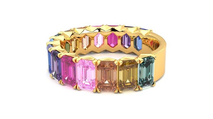 Taylor & Hart Everlia Wedding Ring 360 degree image 20