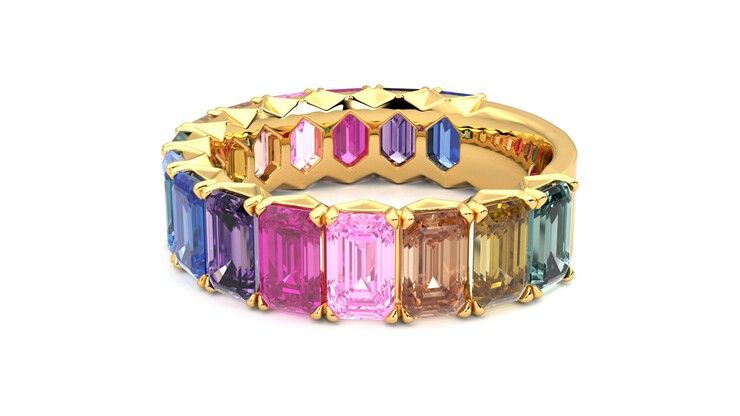 Taylor & Hart Everlia Wedding Ring 360 degree image 21