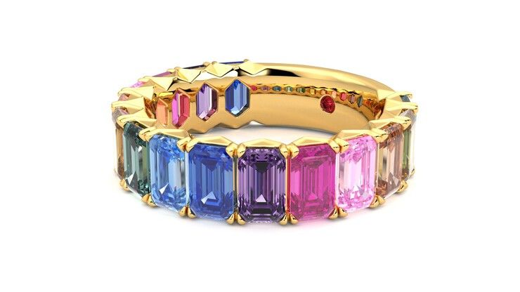Taylor & Hart Everlia Wedding Ring 360 degree image 24