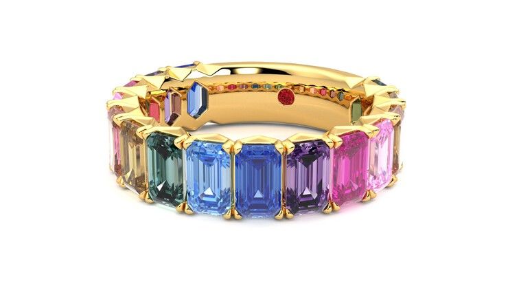 Taylor & Hart Everlia Wedding Ring 360 degree image 26