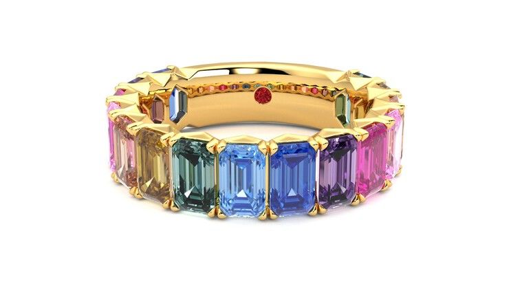 Taylor & Hart Everlia Wedding Ring 360 degree image 28