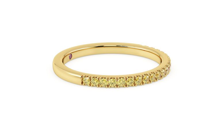 Taylor & Hart Freesia Wedding Ring 360 degree image 5