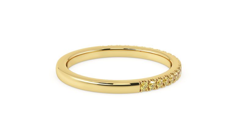 Taylor & Hart Freesia Wedding Ring 360 degree image 9