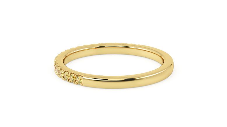 Taylor & Hart Freesia Wedding Ring 360 degree image 20