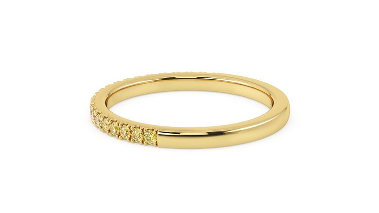 Taylor & Hart Freesia Wedding Ring 360 degree image 21