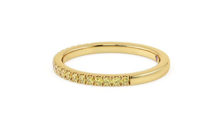 Taylor & Hart Freesia Wedding Ring 360 degree image 24