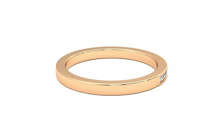 Taylor & Hart Gardenia Wedding Ring 360 degree image 13