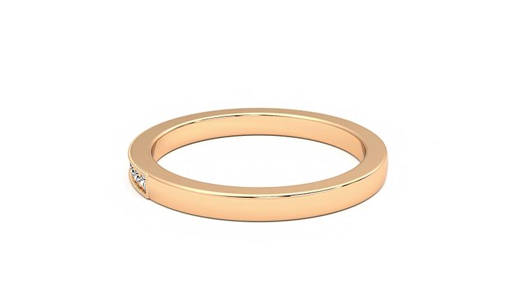 Taylor & Hart Gardenia Wedding Ring 360 degree image 17