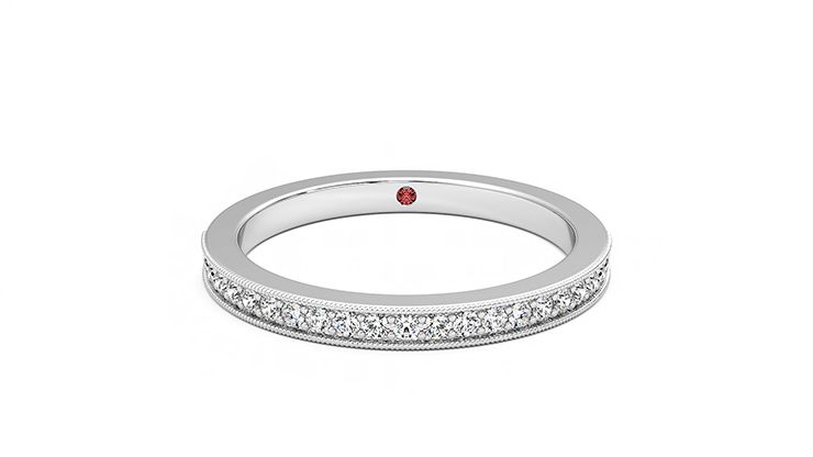 Taylor & Hart Gardenia Wedding Ring 360 degree image 0