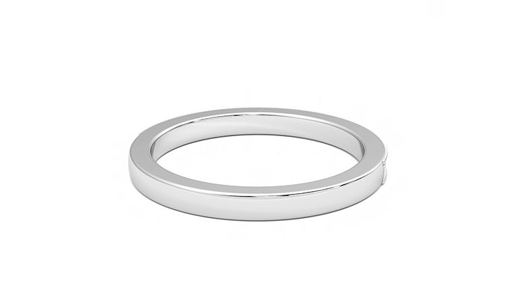 Taylor & Hart Gardenia Wedding Ring 360 degree image 14