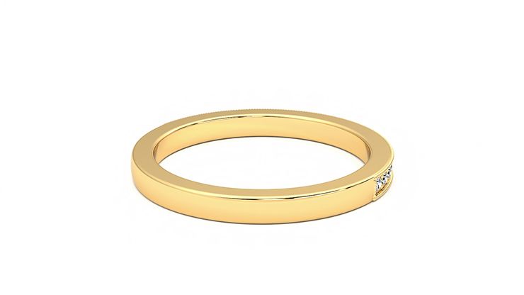 Taylor & Hart Gardenia Wedding Ring 360 degree image 13