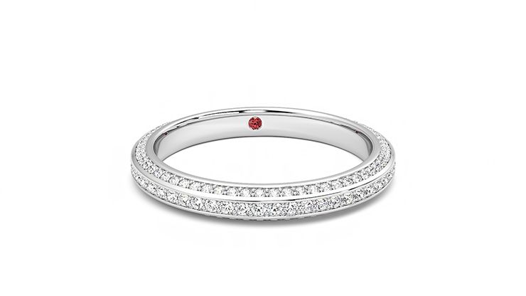 Taylor & Hart Gerber Wedding Ring 360 degree image 2