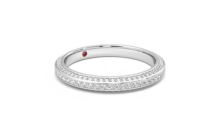Taylor & Hart Gerber Wedding Ring 360 degree image 6