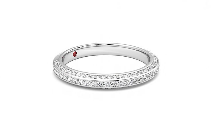 Taylor & Hart Gerber Wedding Ring 360 degree image 7