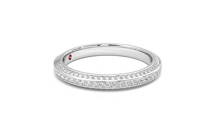 Taylor & Hart Gerber Wedding Ring 360 degree image 8