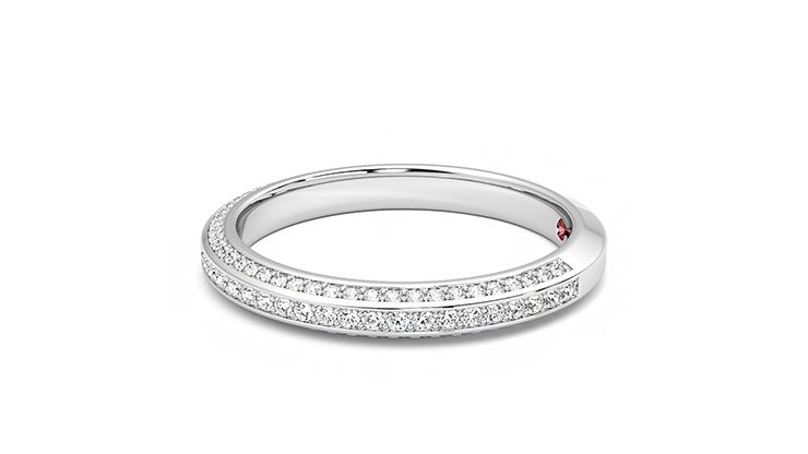 Taylor & Hart Gerber Wedding Ring 360 degree image 21