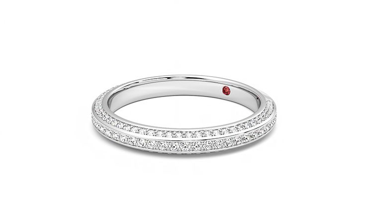 Taylor & Hart Gerber Wedding Ring 360 degree image 24