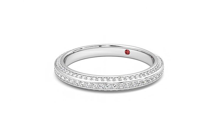 Taylor & Hart Gerber Wedding Ring 360 degree image 25