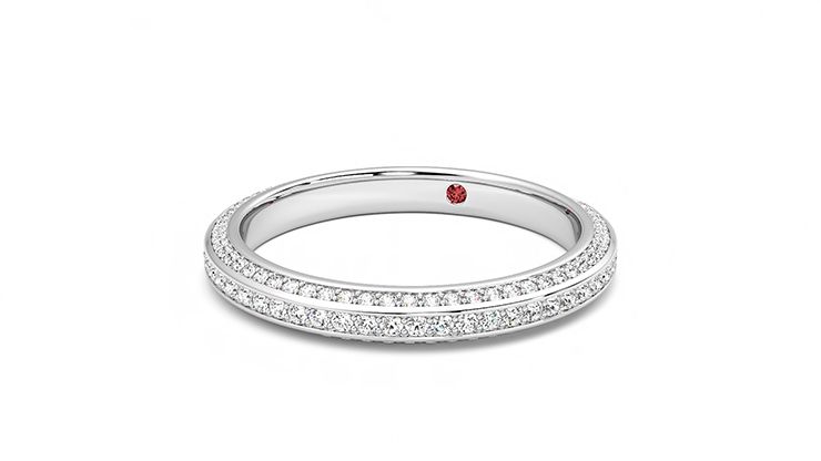 Taylor & Hart Gerber Wedding Ring 360 degree image 26